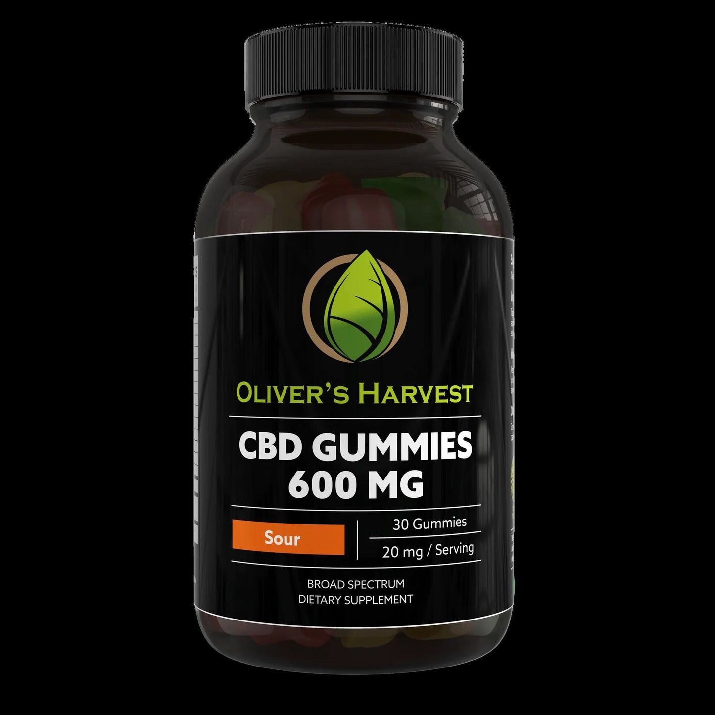 Oliver's Harvest CBD Broad Spectrum Sour Gummies