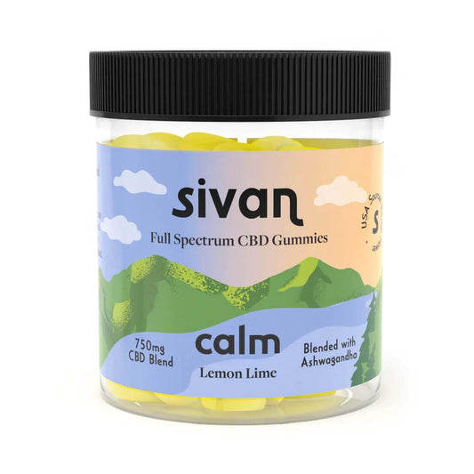 Sivan Calm Full-Spectrum CBD Gummies, 25MG