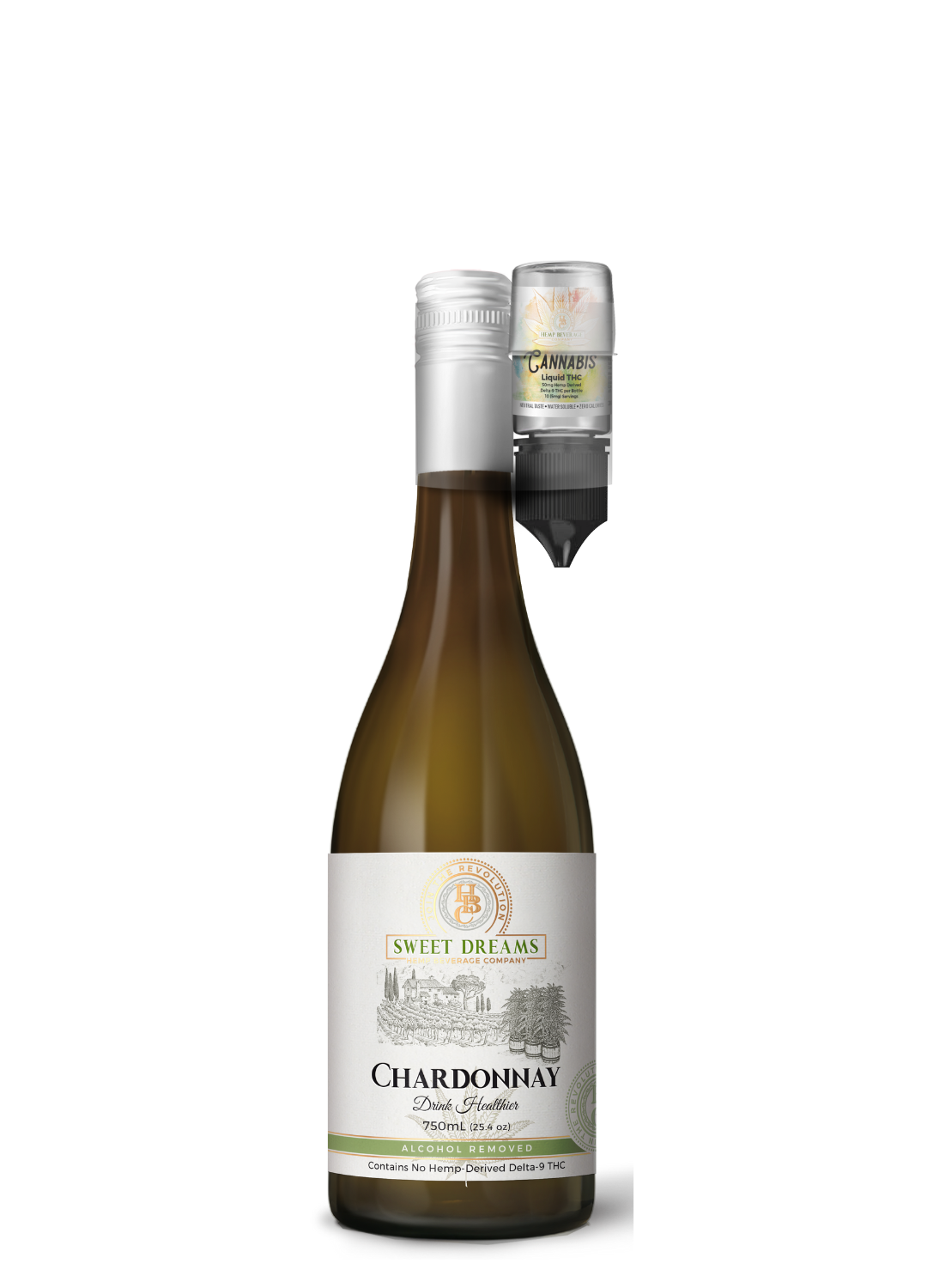 Chardonnay by Hemp Beverage Co. - 50mg D9 THC · Non-Alcoholic