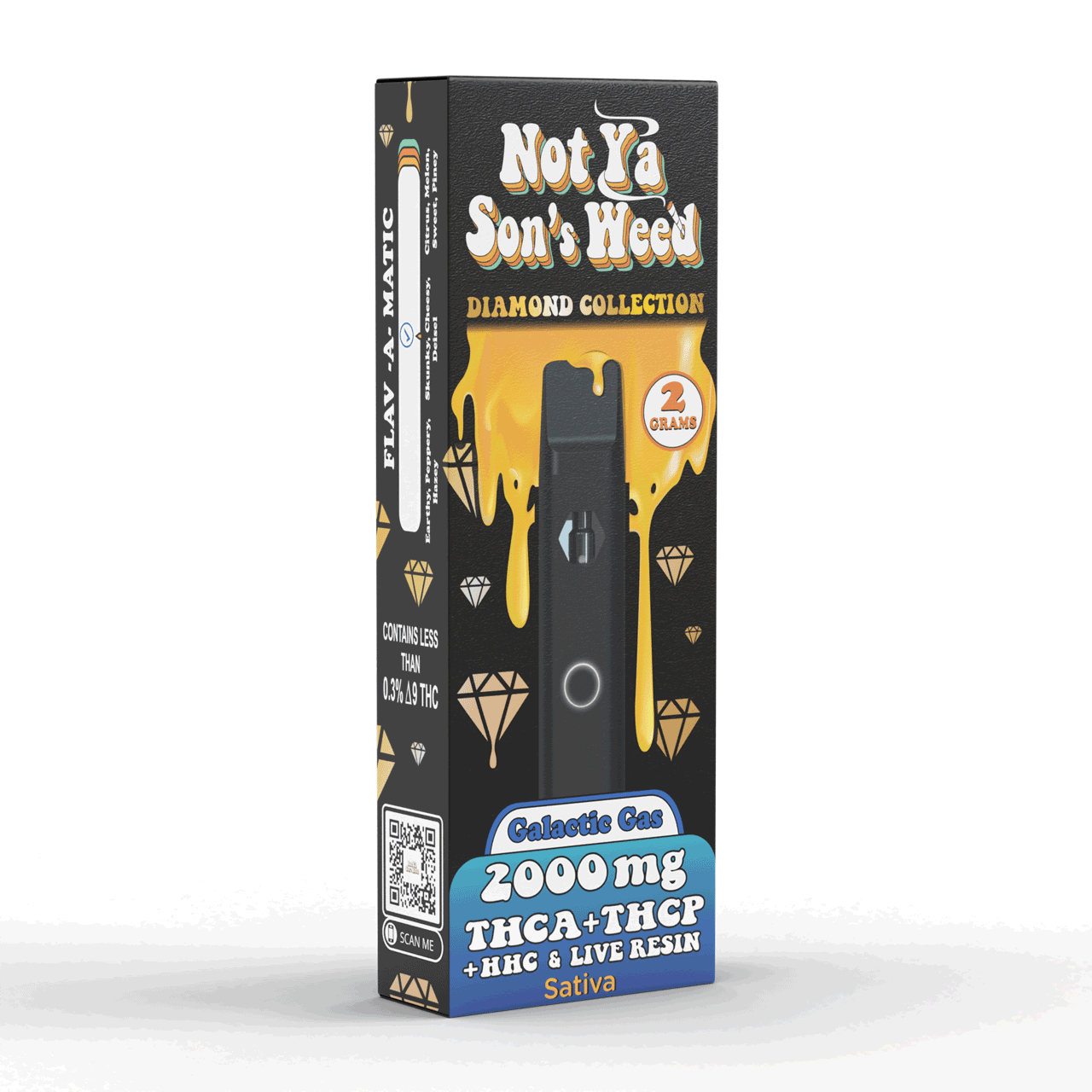 Not Ya Son's Weed THCA + THCP + HHC  8 & Live Resin 2G Disposable Vape