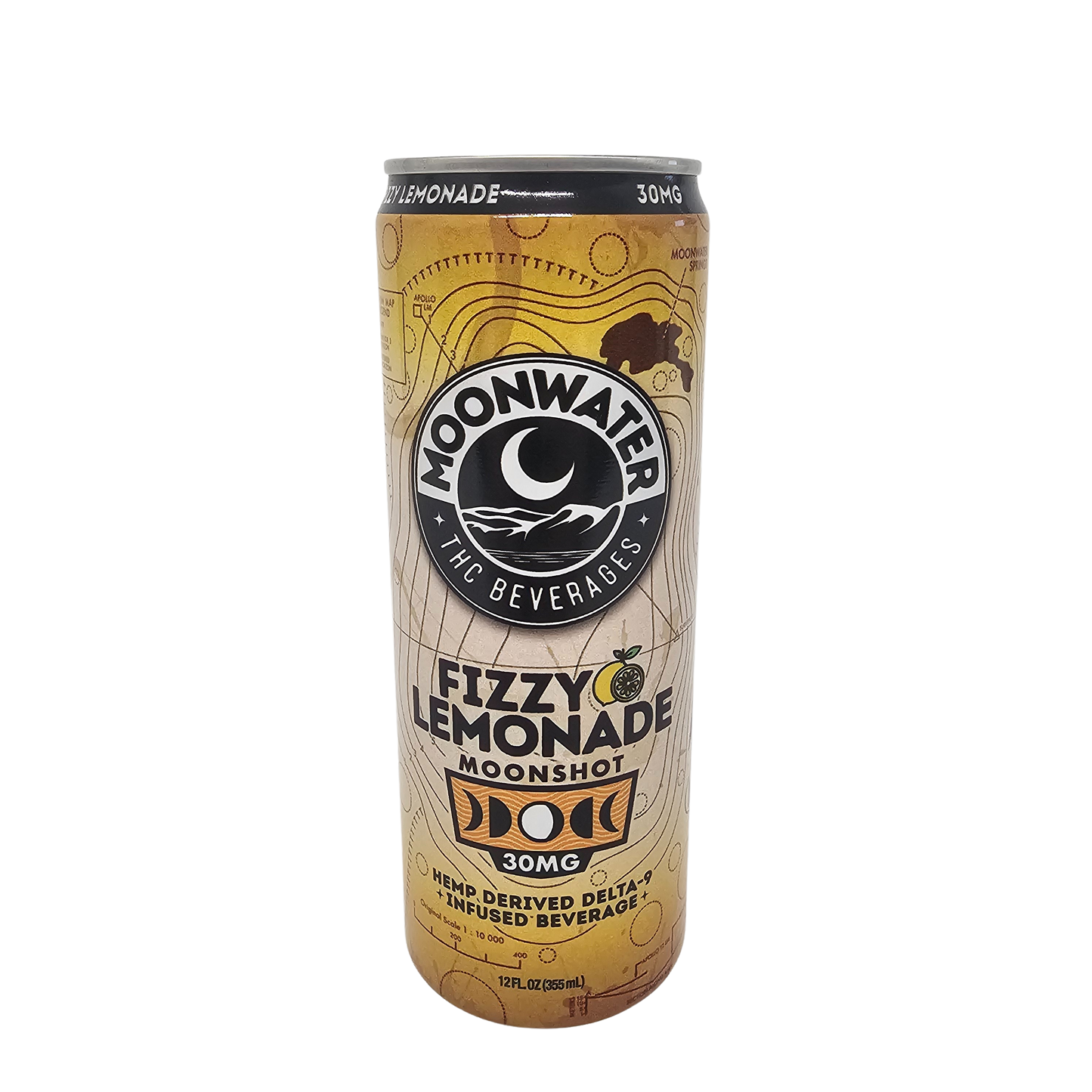 Moonwater Fizzy Lemonade 30mg THC Soda