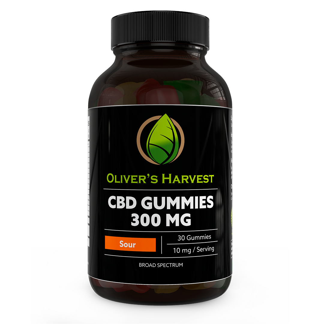 Oliver's Harvest CBD Broad Spectrum Sour Gummies