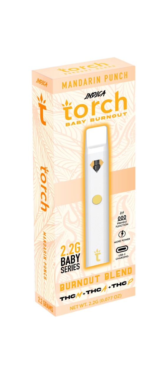 Torch Baby Burnout Series with THCM, THCA, and THCP cannabinoids, 2.2G