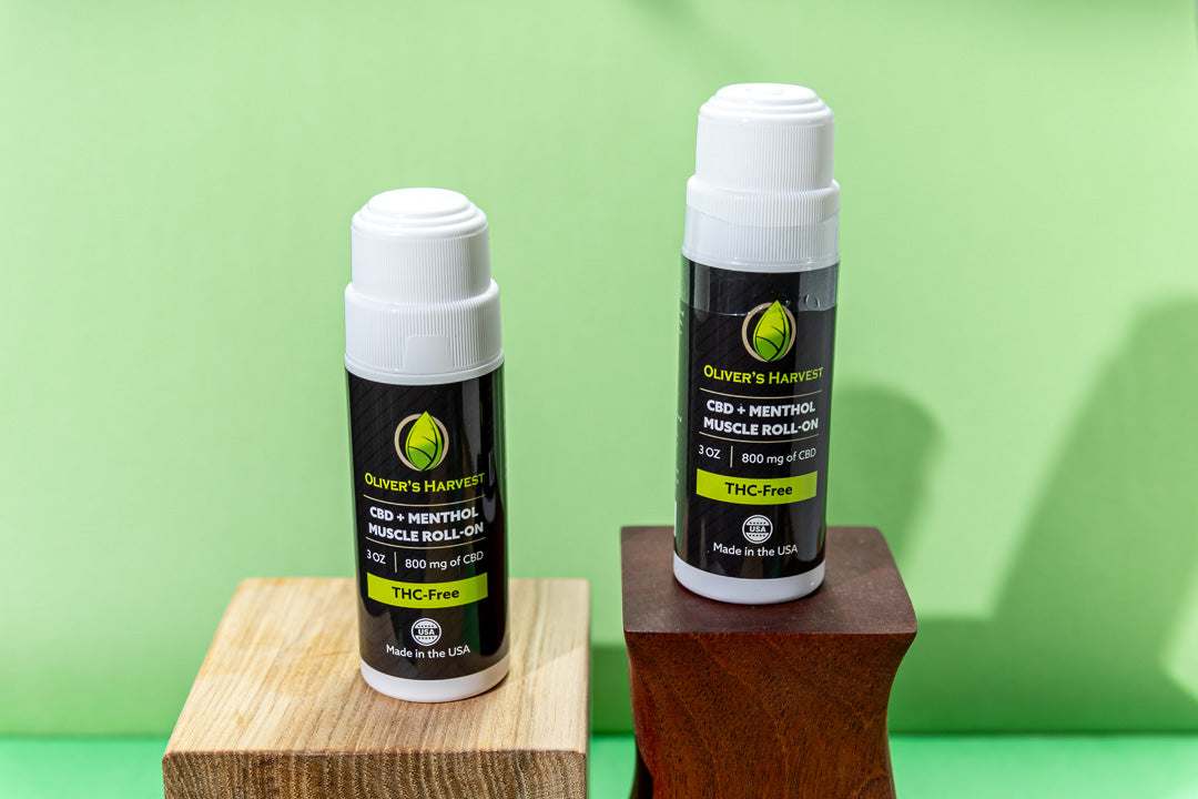 Oliver’s Harvest Menthol Muscle Roll-On with CBD
