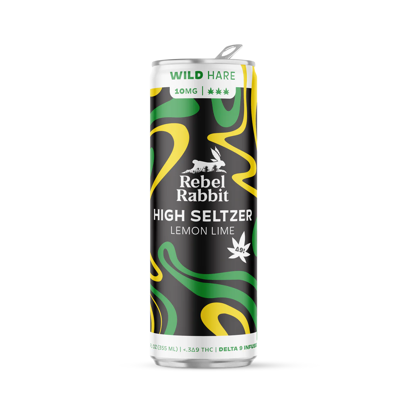 Rebel Rabbit Seltzer - Delta 9, 10mg, Multiple Flavors