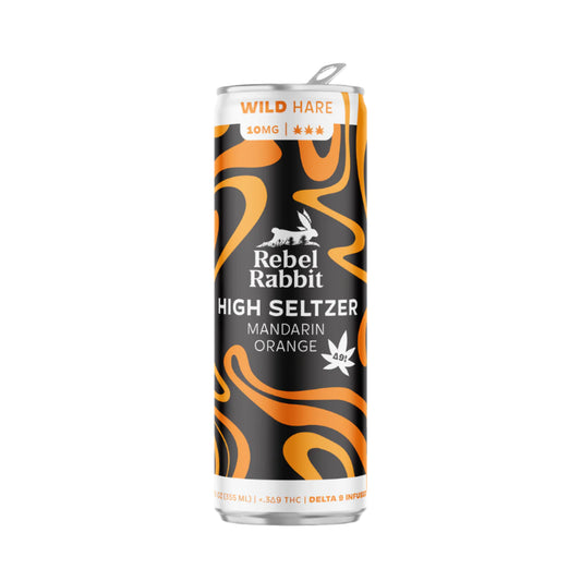 Rebel Rabbit Seltzer - Delta 9, 10mg, Multiple Flavors