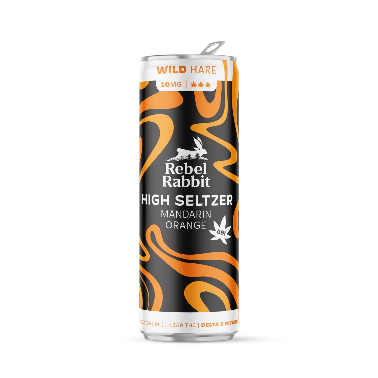 Rebel Rabbit Seltzer - Delta 9, 10mg, Multiple Flavors