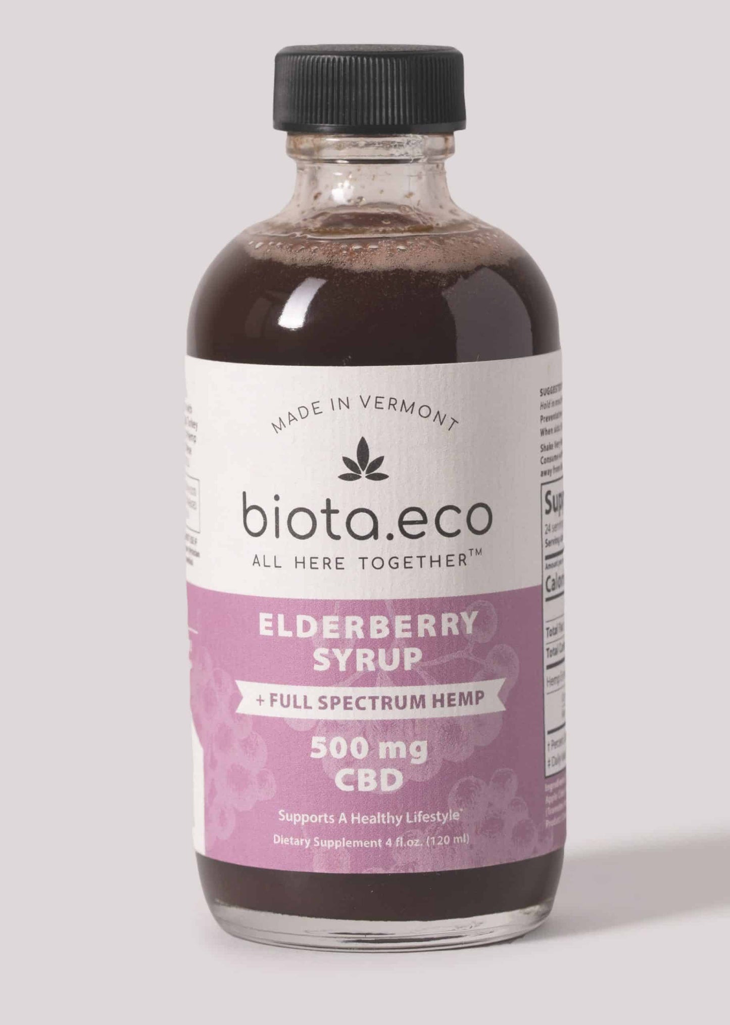 Biota.Eco CBD Elderberry Syrup 4oz