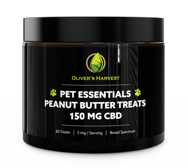 Oliver's Harvest - 150mg Pet Treats - Peanut Butter - 30 pack - Coming Soon